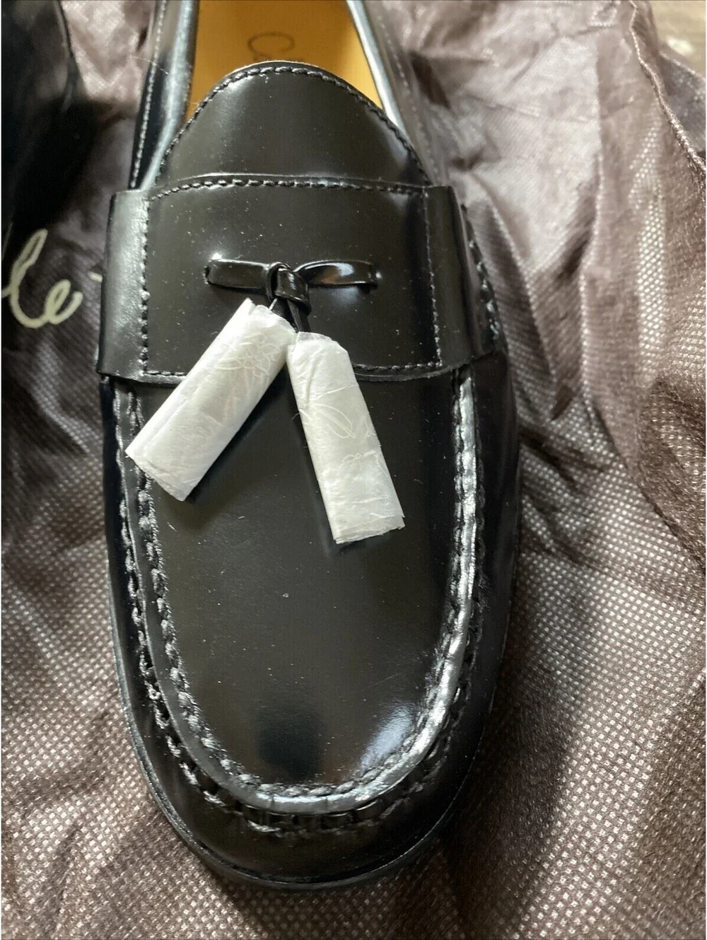 Men’s Cole Haan Pinched Tassel Black 11.5D #03506